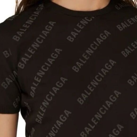 BALENCIAGA Printed Cotton T-Shirt M MSRP: $ 1350.00 - Picture 10 of 15
